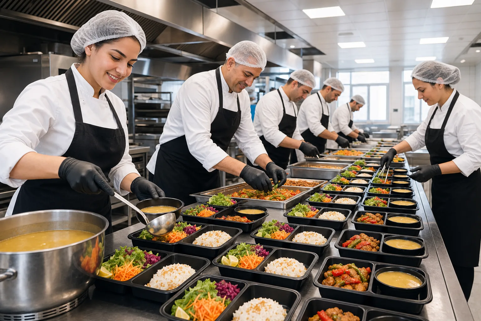Han Yemek catering mutfağı